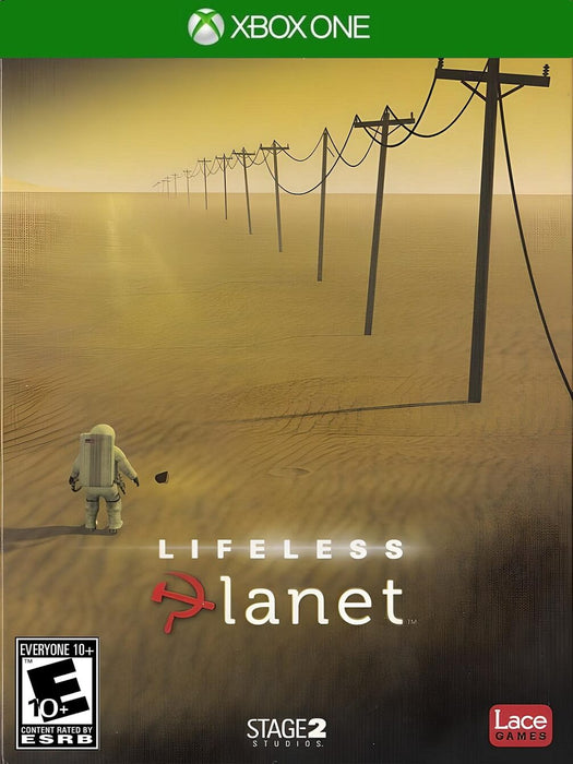 Cover art for Lifeless Planet: Premier Edition on Default Title, featuring a lone astronaut walking through a barren desert landscape with power lines stretching into the horizon. Buy the Default Title CD Key now at RushGame.co and explore a mysterious, atmospheric sci-fi adventure with instant digital delivery