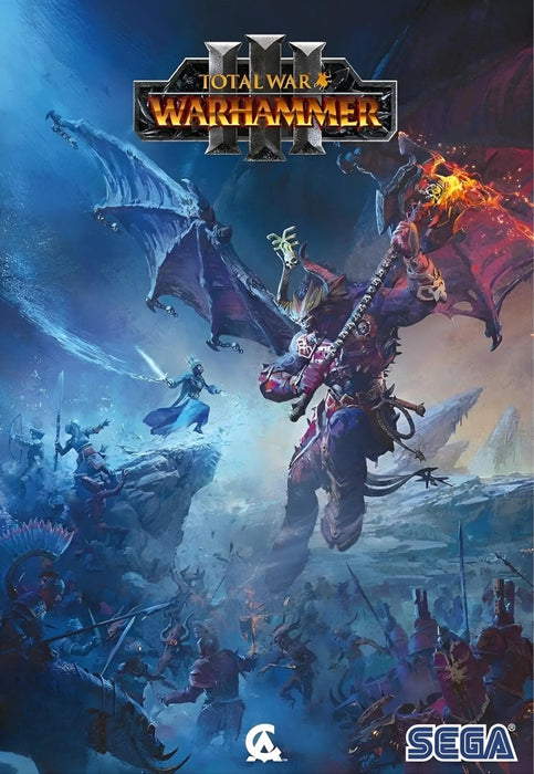 Cover art for Total War: Warhammer III Steam Edition, depicting epic fantasy battles and legendary heroes – get your Steam key instantly at RushGame.co