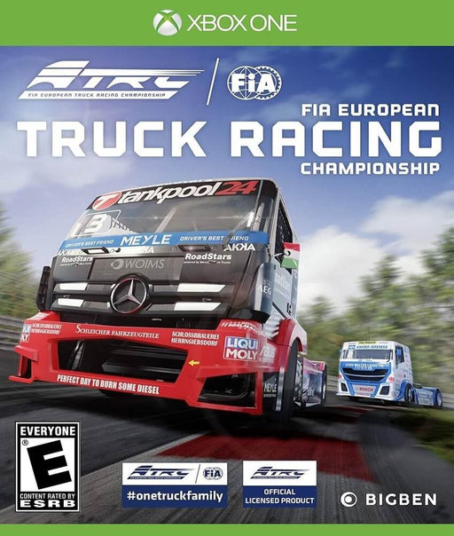 FIA European Truck Racing Championship Xbox One Cover - Official cover art for FIA European Truck Racing Championship on Xbox One, featuring high-speed truck racing with licensed FIA teams and authentic circuits. Get your digital game key instantly at RushGame.co and compete in the ultimate truck racing challenge