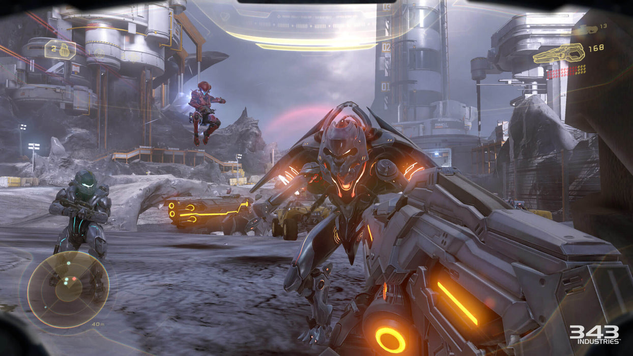 halo 5 guardians console xbox - screenshot gun