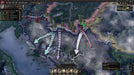 Hearts of Iron IV: Cadet Edition screenshot - Map of the Balkans with attack directions