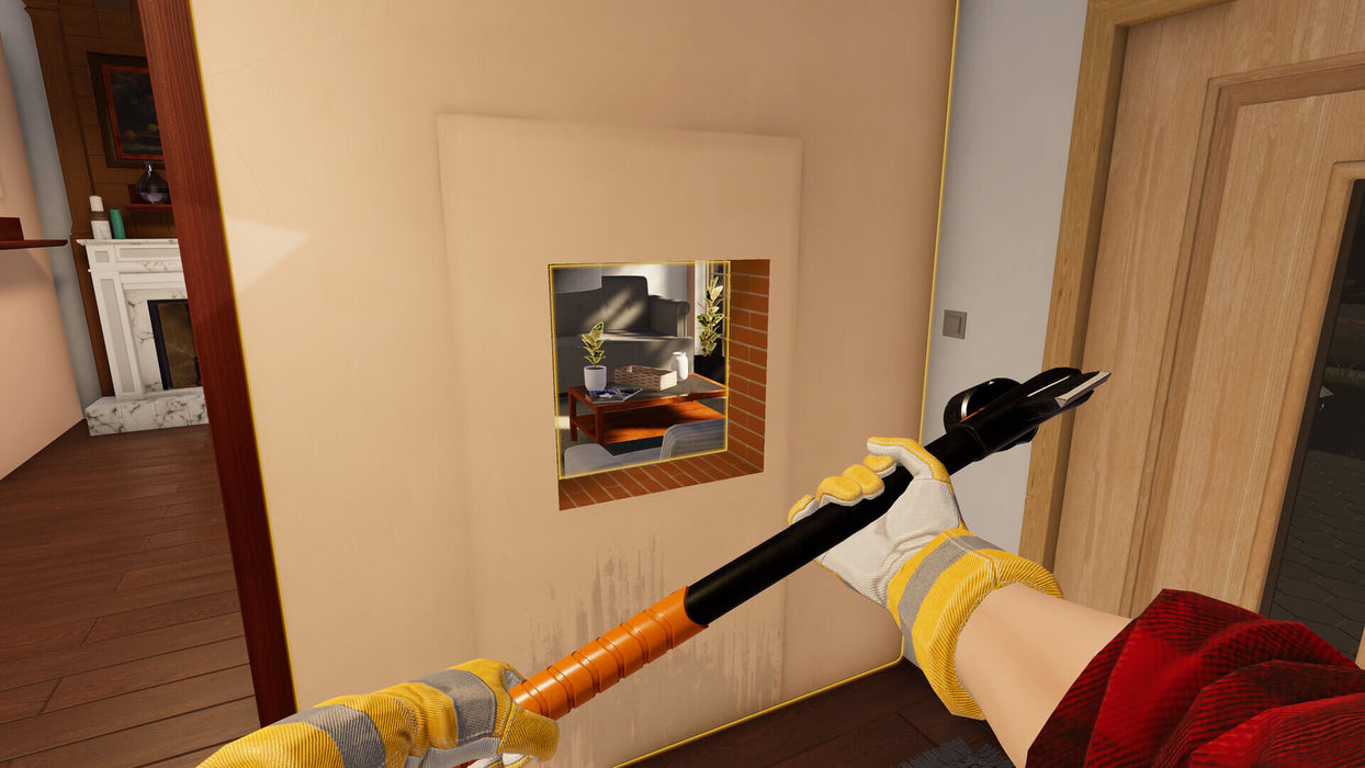 House Flipper 2 PS5 - Character holding a hammer