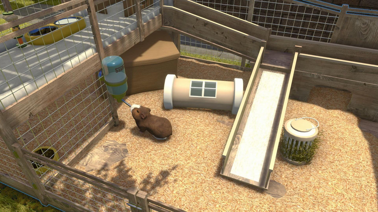 House Flipper Pets DLC Steam - Hamster drinking water from a bottle