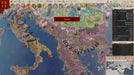 Imperator rome pc steam - screenshot of Rome and Byzantion map