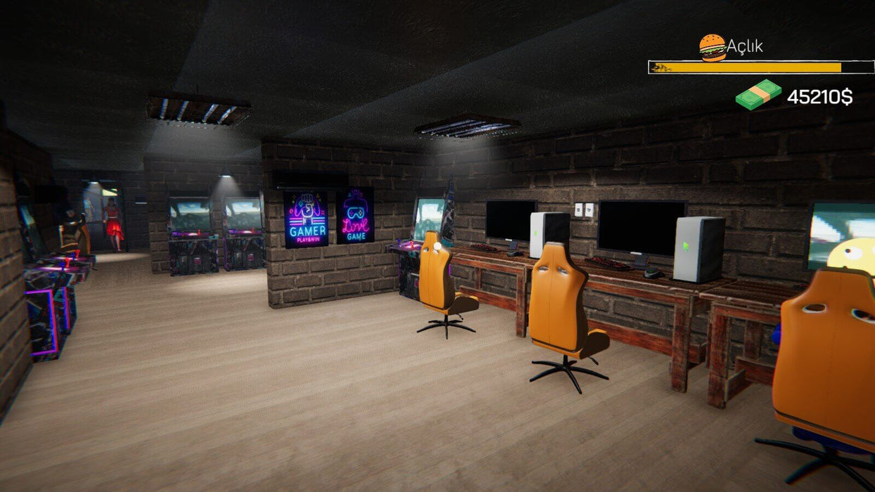 Internet Cafe Simulator Steam screenshoot - inside of internet cafe