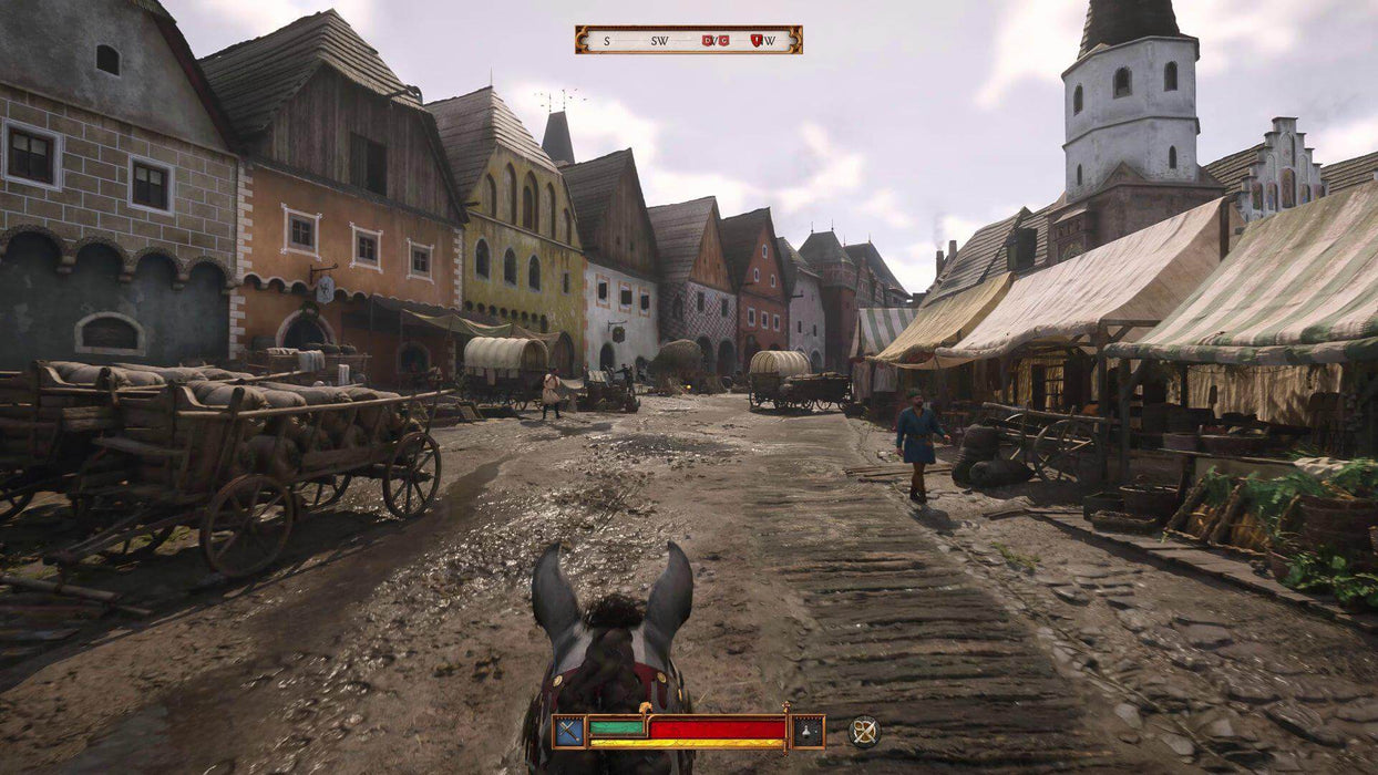 Kingdom Come: Deliverance Steam - Horseback ride through the town