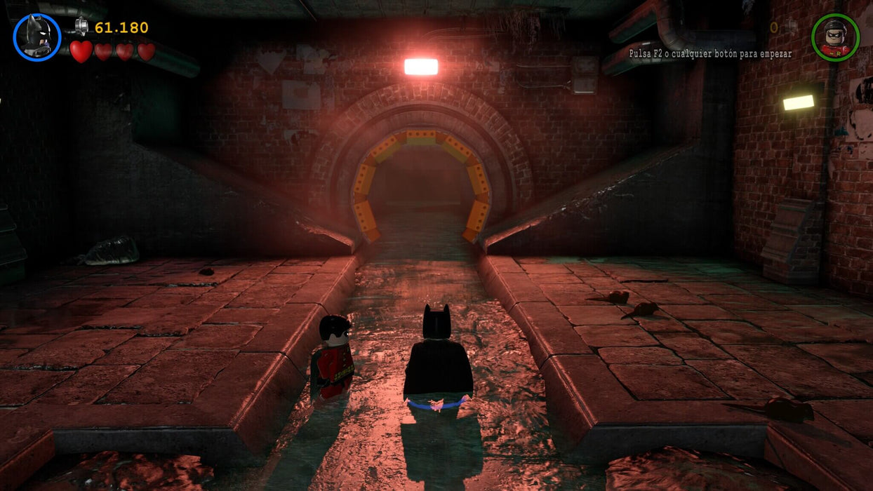 LEGO Batman Trilogy steam key - gameplay screenshot of batman and robin