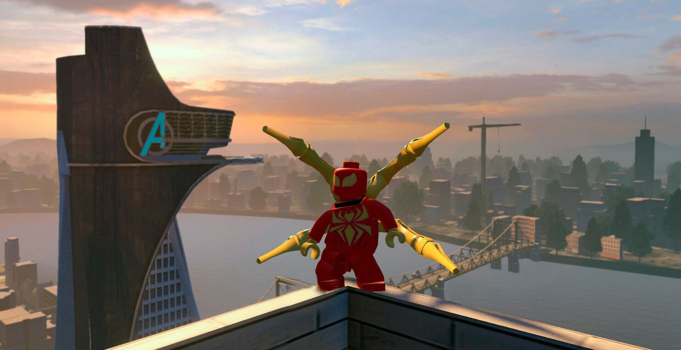 LEGO Marvel's Avengers Deluxe Edition XBOX ONE code - gameplay screenshot of spiderman