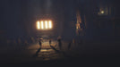 A dark room with a glowing furnace in the background, as the protagonist is surrounded by strange creatures in Little Nightmares PC Key. Purchase your Little Nightmares Steam code at RushGame.co for instant delivery.