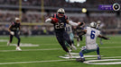 A powerful stiff-arm moment in Madden NFL 24 Deluxe Edition on Xbox, as a Patriots running back breaks through a Cowboys defender. Buy Madden NFL 24 Deluxe Edition now on RushGame.co for instant delivery