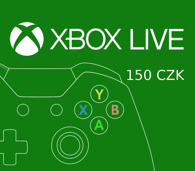 XBOX Live 150 CZK Prepaid Card CZ