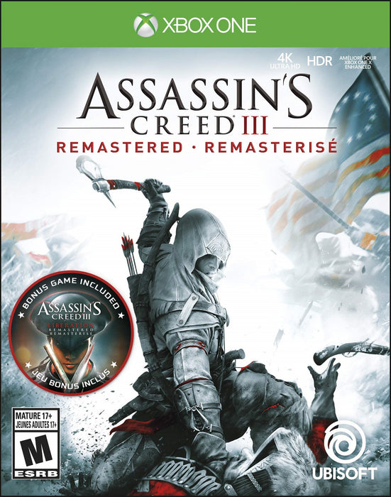 Assassin's Creed 3 Remastered US XBOX One CD Key