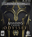 Assassin’s Creed Odyssey - Ultimate Edition official cover, featuring a golden Spartan helmet. Buy your digital key at RushGame.co