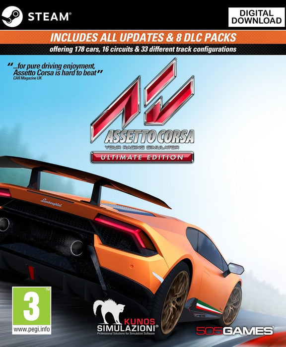 Assetto Corsa Ultimate Edition Steam CD Key