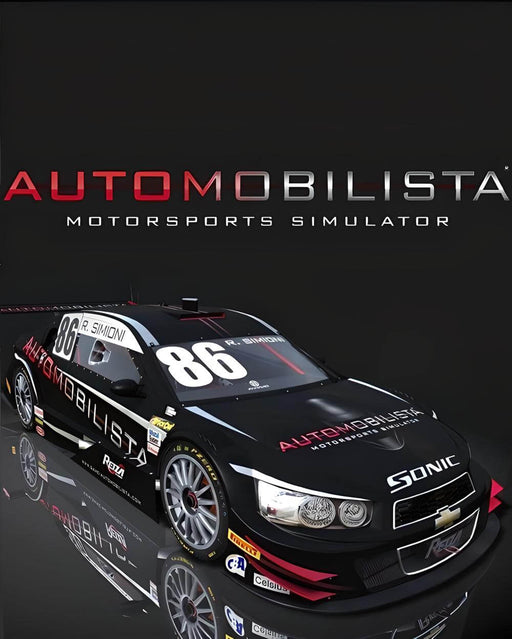 The official cover of Automobilista for PC on Steam, featuring a sleek race car with a black and red design. Get your Automobilista Steam CD Key at RushGame.co for an immersive motorsport simulation experience