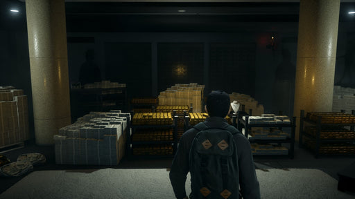 Heist mission in Battlefield Hardline Ultimate Edition, showcasing stacks of gold bars and cash inside a vault. Buy your Xbox One CD Key at RushGame.co