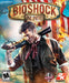 cover art for BioShock Infinite PC Steam CD Key, showcasing the protagonist, Booker DeWitt, wielding a shotgun with a determined expression against a backdrop of a burning American flag. Purchase your digital key instantly at RushGame.co