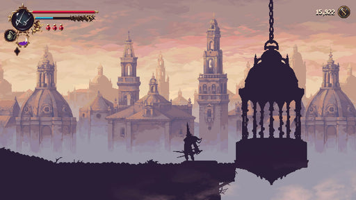 Blasphemous 2 Deluxe Edition PC Steam CD Key - Gameplay Image 1
A lone warrior stands in the foggy ruins of an ancient city in Blasphemous 2, silhouetted against the backdrop of towering gothic architecture. Explore this unforgiving metroidvania world with a Steam key from RushGame.co.