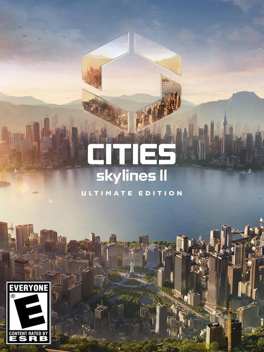 Official cover for Cities: Skylines II - Ultimate Edition, featuring enhanced content and exclusive bonuses. Buy your Steam key today at RushGame.co