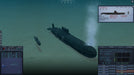 gameplay screenshot: A tense underwater scenario in Cold Waters, showing a damaged submarine being pursued by enemy forces. Engage in realistic submarine warfare—purchase your GOG game key at RushGame.co