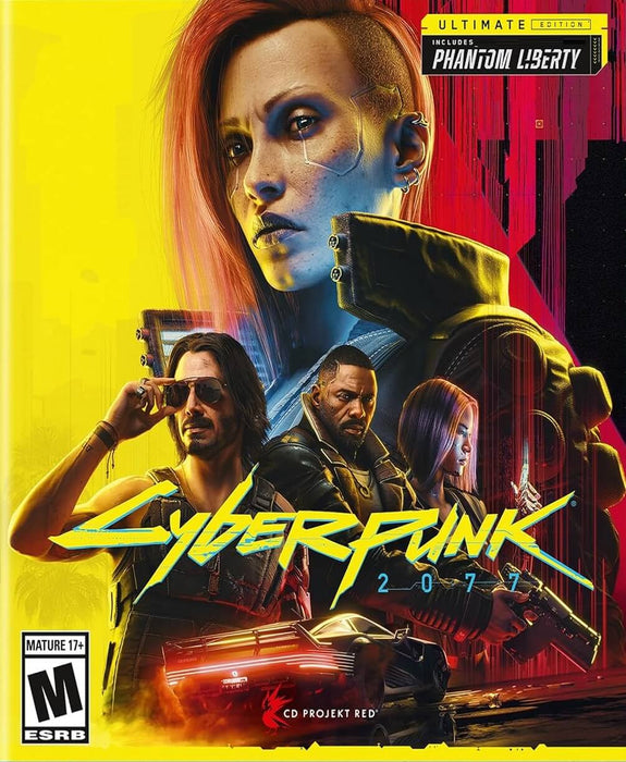 Cyberpunk 2077 Ultimate Edition PC (GOG) cover

Official cover art for Cyberpunk 2077 Ultimate Edition on PC, featuring the Phantom Liberty expansion. The artwork showcases So Mi in the foreground, with Johnny Silverhand, Solomon Reed, and Alex in the background. Get your Cyberpunk 2077 game key at RushGame.co