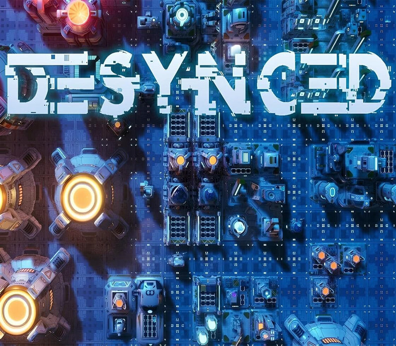 Desynced PC Steam CD Key – Cover art for Desynced, a futuristic sci-fi strategy game featuring AI-driven automation. Purchase your Steam key now at RushGame.co and take control of an advanced colony