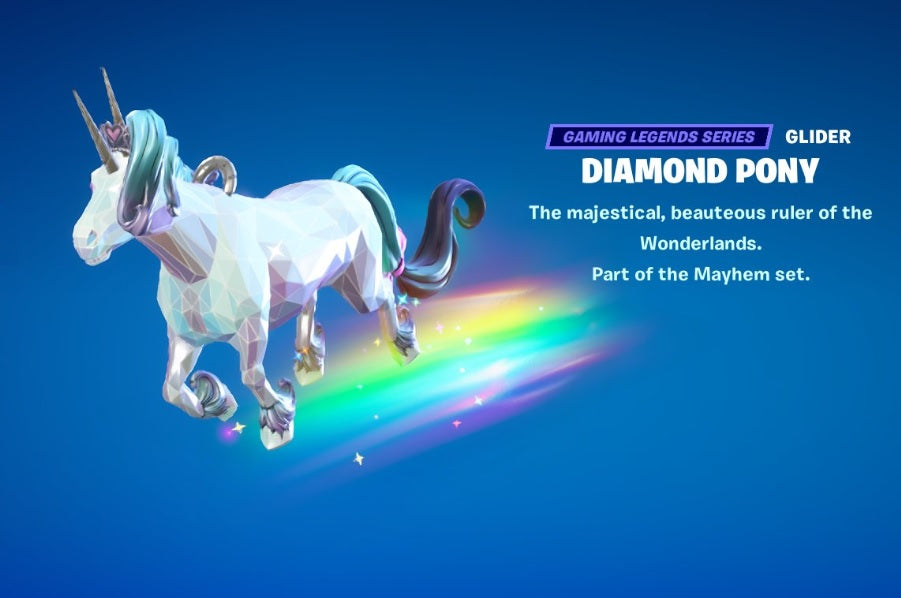 Fortnite Diamond Pony Glider DLC Epic Games CD Key