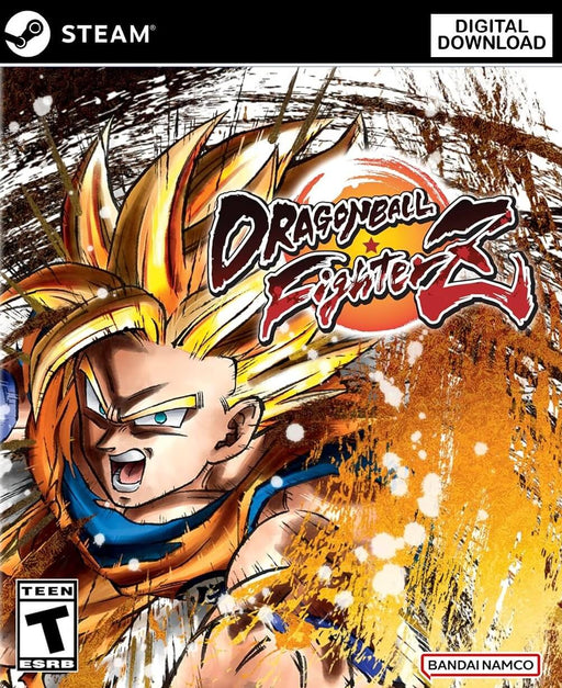 Cover art of Dragon Ball FighterZ for PC Steam, featuring iconic anime characters in a high-energy fighting game. Buy your Steam CD key now at RushGame.co