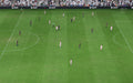 Gameplay screenshot from EA Sports FC 24 on Xbox, showcasing a realistic match on a fully packed stadium. Experience next-gen football simulation with enhanced graphics and AI. Get your digital game key now at RushGame.co