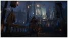 Nighttime screenshot of a player character in samurai armor standing in front of a grand illuminated cathedral in Elden Ring. Begin your journey through the Lands Between—get your Elden Ring Xbox digital code instantly at RushGame.co