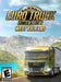 Cover art for Euro Truck Simulator 2 - West Balkans DLC on PC (Steam), featuring a golden MAN truck driving through a scenic mountain road with crystal-clear waters in the background. Explore the stunning landscapes of the Western Balkans. Buy Euro Truck Simulator 2 - West Balkans DLC PC Steam CD Key at RushGame.co for instant digital delivery