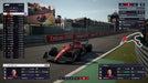 F1 Manager 2022 gameplay screenshot showing a Ferrari racing on a track with real-time telemetry and driver performance stats displayed. Buy your F1 Manager 2022 PC Steam CD Key at RushGame.co and lead your team to championship glory with strategic decisions