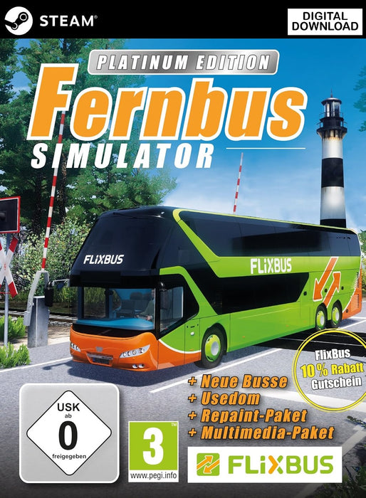 Fernbus Simulator Platinum Edition Steam CD Key