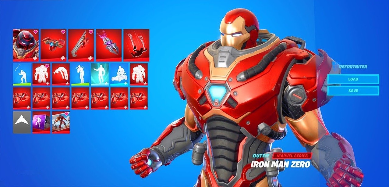 Fortnite Iron Man Zero Skin Collection DLC Epic Games CD Key