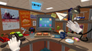 job simulator ps5 game - screenshot showing desk office 