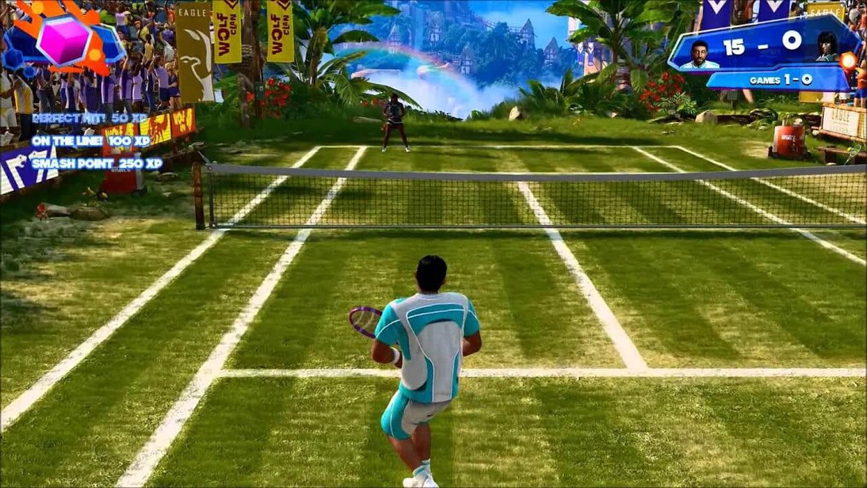 kinect sports rivals xbox one - screenshot of tennis game 