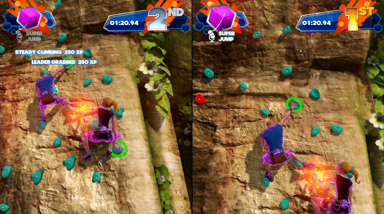 kinect sports rivals xbox one - screenshot of climbing