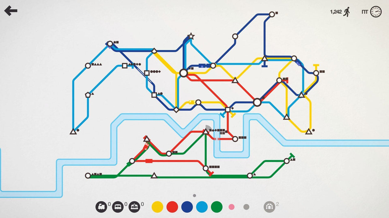 Mini Metro GOG key - gameplay screenshot