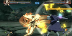 Naruto engaging in battle with Tobi in NARUTO SHIPPUDEN: Ultimate Ninja STORM 4 for Xbox – Naruto, in his Tailed Beast Mode, strikes at Tobi in a high-energy clash. Buy game codes from RushGame.co.