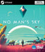 Stylized cover art for No Man's Sky on PC Steam ROW edition, featuring an explorer, alien wildlife, and a spacecraft under a glowing prism. Get your digital No Man's Sky CD key at RushGame.co and explore the universe today