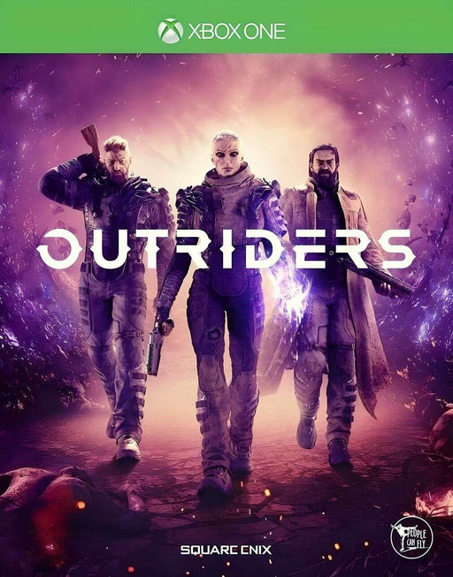 Cover image for Outriders on Default Title and Series X|S, featuring three armed heroes ready for battle in a hostile alien world. Buy your Outriders CD Key at RushGame.co for instant download