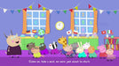 Screenshot from Peppa Pig: World Adventures on PC showing a colorful classroom scene filled with Peppa's friends, flags, and learning tools. Unlock your digital copy now on RushGame.co for family-friendly fun