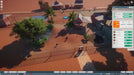 Top-down view of an Australian-themed animal enclosure in Planet Zoo: Australia Pack DLC on PC Steam, including cassowaries, palm trees, and habitat management UI. Buy your official DLC game key now from RushGame.co