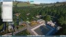 Overview of zoo facilities and exhibits from Planet Zoo Deluxe Edition, highlighting lush green environments and complex layouts — get your Steam activation key at RushGame.co