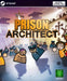 Cover art for Prison Architect on PC Steam, featuring a cartoon-style prison riot scene with guards, inmates, and a helicopter overhead. Buy your official Steam CD key now at RushGame.co and start building your prison empire