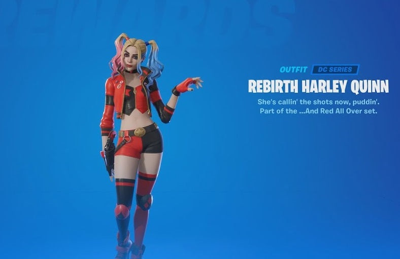 Fortnite Rebirth Harley Quinn Skin DLC Epic Games CD Key