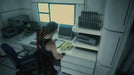 Claire Redfield investigates lab equipment and research documents in a secure laboratory in Resident Evil 2. Unlock the full game with a Steam CD Key available at RushGame.co and experience the terrifying secrets of Umbrella