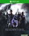 Cover art of Resident Evil 6 for Default Title featuring the main characters standing in a foggy city skyline, representing the multiple protagonists and interconnected campaigns. Get your Resident Evil 6 Default Title CD Key US today at RushGame.co for a thrilling co-op horror experience