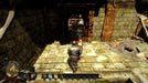 Risen 3: Titan Lords Complete Edition gameplay screenshot for PC GOG, showing the main character meeting Patty at the entrance to ancient stone ruins. Purchase your GOG CD key now at RushGame.co and join the adventure