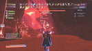 A dynamic in-game screenshot from Risk of Rain 2 on PC Steam showing a player character facing the Imp Overlord boss in a vivid, red-lit environment. Buy your Risk of Rain 2 Steam CD Key at RushGame.co for instant access to this roguelike action gameplay